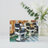 Carte Postale Coin Barber Shop (Debout devant)