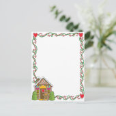 Carte Postale Coin de la maison de pain d'épices (Debout devant)