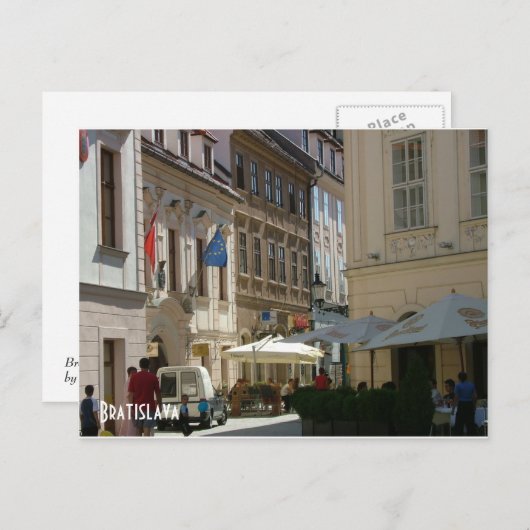 Carte Postale Coin enchanté à Bratislava (Devant / Derrière)