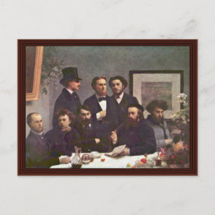 Carte Postale Coin Table, Pièce De Table Par Fantin-Latour Henri