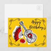 Carte Postale Coins Souvenirs espagnols Anniversaire paysage (Devant / Derrière)