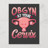 Carte Postale Col Cuterus Gynécologue Obstétricien Médecin Gynéc (Devant)