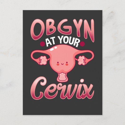 Carte Postale Col Cuterus Gynécologue Obstétricien Médecin Gynéc (Devant)