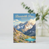 Carte Postale Col de Beartooth, Montana (Debout devant)
