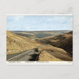 Carte Postale Col de Buttertubs dans les Yorkshire Dales Vue Vin