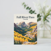 Carte Postale Col de Fall River États-Unis (Debout devant)
