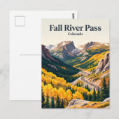 Carte Postale Col de Fall River États-Unis (Devant / Derrière)