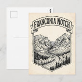 Carte Postale Col de Franconia (Devant / Derrière)