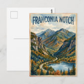 Carte Postale Col de Franconia (Devant / Derrière)