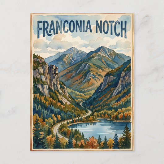 Carte Postale Col de Franconia (Devant)