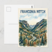 Carte Postale Col de Franconia (Devant / Derrière)