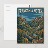 Carte Postale Col de Franconia (Devant / Derrière)