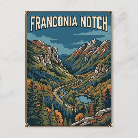 Carte Postale Col de Franconia (Devant)