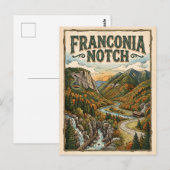 Carte Postale Col de Franconia (Devant / Derrière)