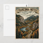 Carte Postale Col de Franconia (Devant / Derrière)