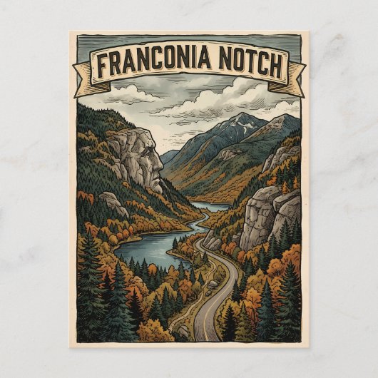Carte Postale Col de Franconia (Devant)