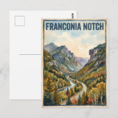 Carte Postale Col de Franconia (Devant / Derrière)