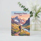 Carte Postale Col de Hampta Inde (Debout devant)