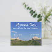 Carte Postale Col de Mitchell, monument national de Scotts Bluff (Debout devant)