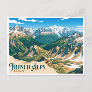 Carte Postale Col du Galibier Valloire France