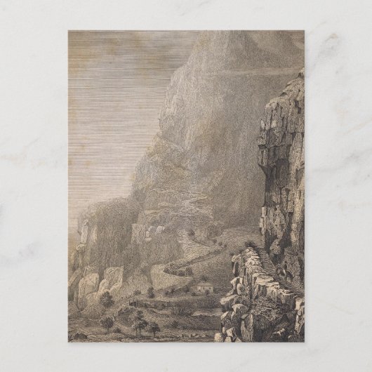 Carte Postale Col Estroza, Madère (Devant)