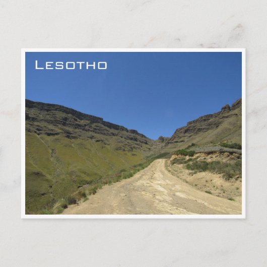 Carte Postale col lesotho sani (Devant)