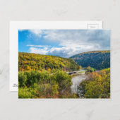 Carte Postale Col scenic de Delaware Water Gap (Devant / Derrière)