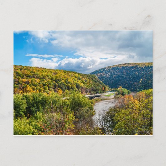 Carte Postale Col scenic de Delaware Water Gap (Devant)