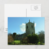 Carte Postale Colan Church Près De Newquay Cornwall Angleterre (Devant / Derrière)