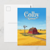 Carte Postale Colby Kansas (Devant / Derrière)