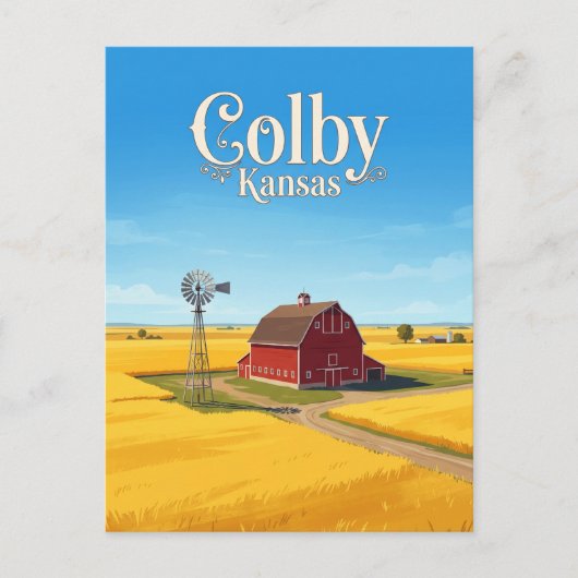 Carte Postale Colby Kansas (Devant)
