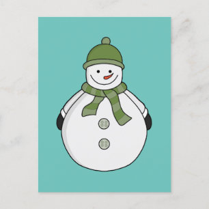 Carte Postale Cold snowman