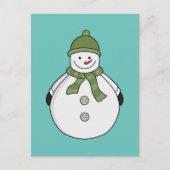 Carte Postale Cold snowman (Devant)