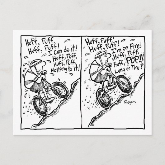 Carte Postale colère-souffle (Devant)