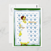 Carte Postale Coles Phillips Fadeaway - Femme à la Foire du Comt (Devant / Derrière)