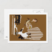 Carte Postale Coles Phillips Fadeaway Femme Avec Collie (Devant / Derrière)