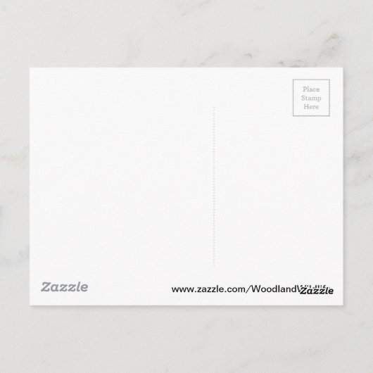 Carte postale Colibri (Dos)