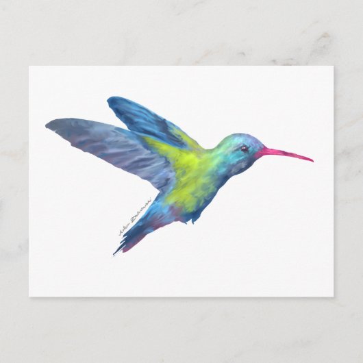 Carte Postale Colibri (Devant)
