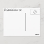 Carte Postale Colibri (Dos)