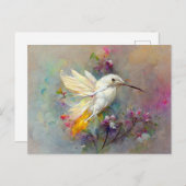 Carte postale Colibri 2 (Devant / Derrière)