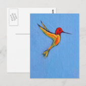 Carte Postale Colibri 3 (Devant / Derrière)