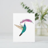 Carte Postale Colibri à gorge bleue (Debout devant)