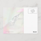 Carte Postale Colibri à Soft Fuchsia (Dos)
