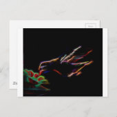 Carte Postale Colibri électrique (Devant / Derrière)