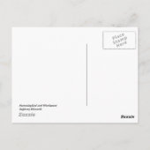 Carte Postale Colibri et Bluebonnet (Dos)