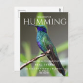 Carte Postale Colibri immobilier Pop by Postcard Square (Devant / Derrière)