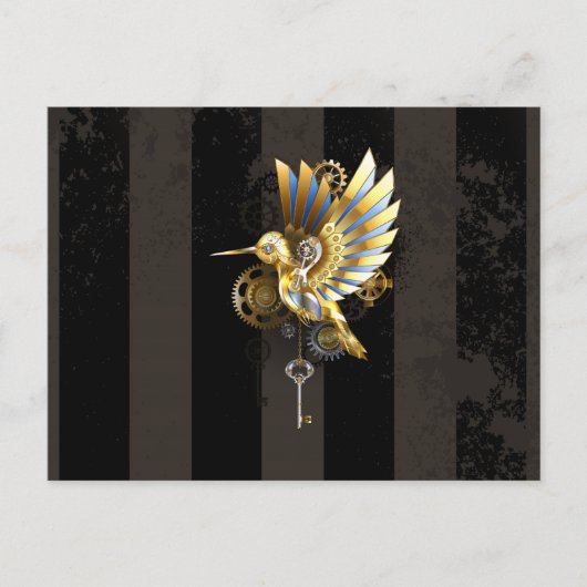 Carte Postale Colibri mécanique (Devant)