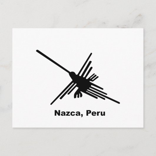 Carte Postale Colibri Nazca, Pérou (Devant)