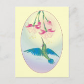 Carte Postale COLIBRI par SHARON SHARPE (Devant)