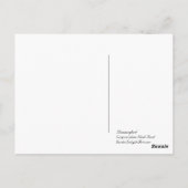 Carte Postale Colibri survolant (Dos)